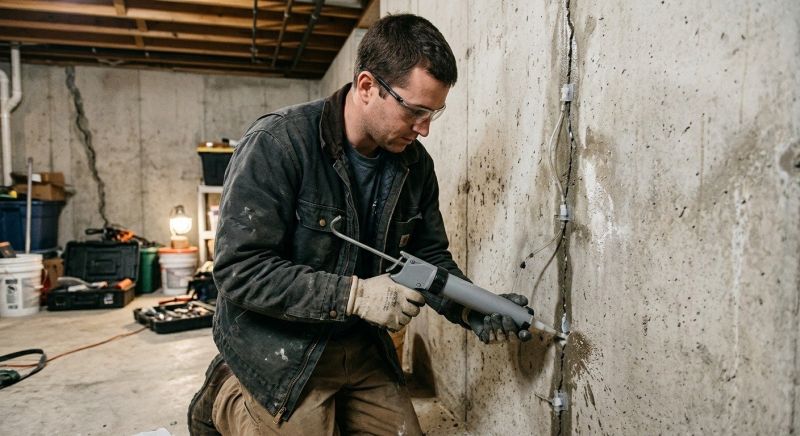 Basement Crack Repair in Waycross, GA