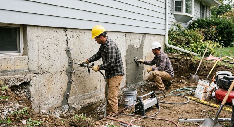 Basement Crack Repair in Waycross, GA
