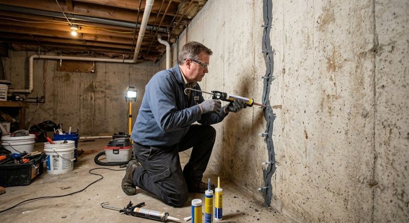 Basement Crack Repair in Waycross, GA