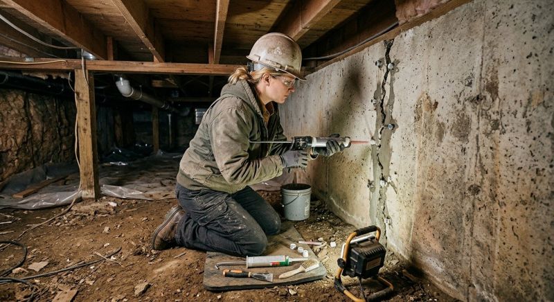 Basement Foundation Repair in Brantley County, GA