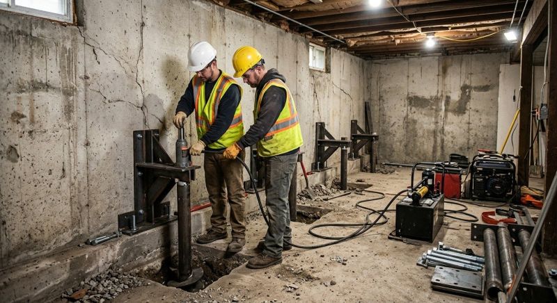Basement Stabilization in Waycross, GA