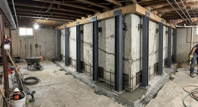 Basement Stabilization in Waycross, GA