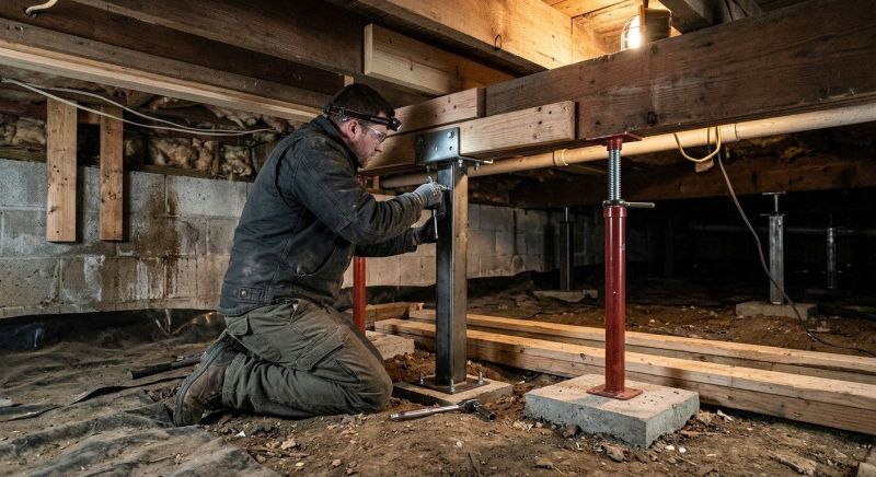 Crawlspace Structural Repair in Waycross, GA