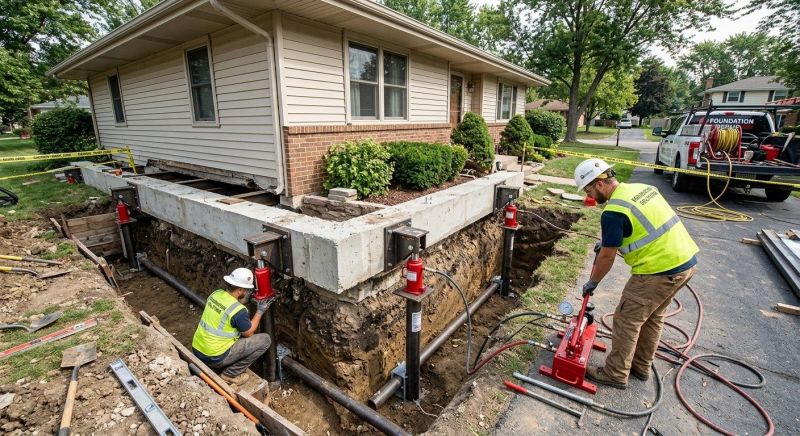 Foundation Jacking in Brantley County, GA