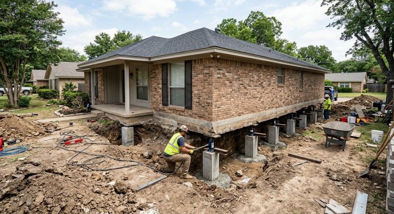 Foundation Pier Leveling in Waycross, GA