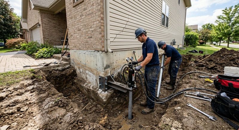 Foundation Settlement Repair in Waycross, GA