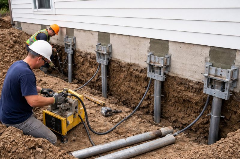 Helical Piers Installation in Waycross, GA