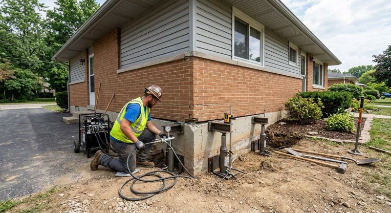 Sinking Foundation Lifting in Waycross, GA