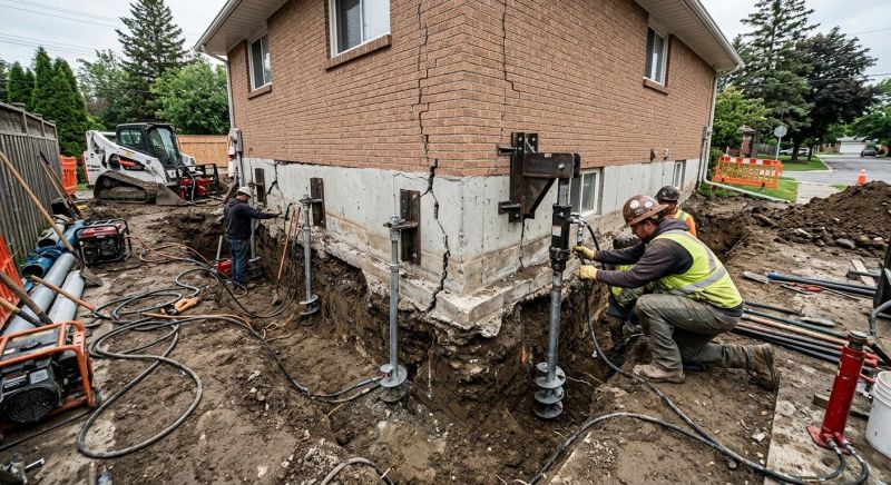 Sinking Foundation Repair in Brantley County, GA