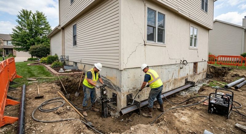 Sinking Foundation Repair in Waycross, GA