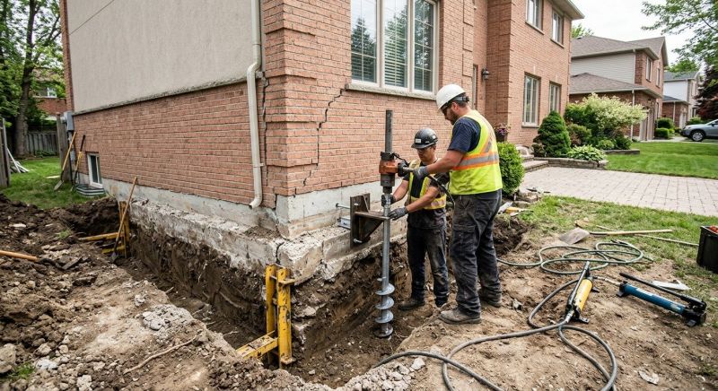 Sinking Foundation Repair in Waycross, GA